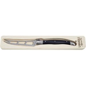 Laguiole Czarny nóż do sera - Miękkie sery - 9,5cm Laguiole Czarny nóż do sera - Miękkie sery - 9,5cm