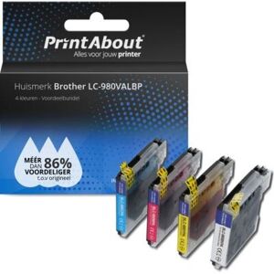 PrintAbout LC-980VALBP Tintenpatrone - 4 Farben - Mehrpack - Tintenpatrone PrintAbout LC-980VALBP Tintenpatrone - 4 Farben - Mehrpack - Tintenpatrone