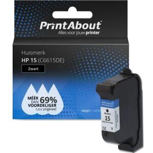 PrintAbout C6615DE Schwarze Tintenpatrone - HP Kompatibel PrintAbout C6615DE Schwarze Tintenpatrone - HP Kompatibel