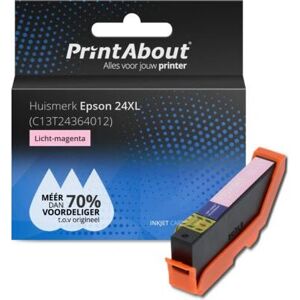 PrintAbout Licht-magenta Inktcartridge C13T24364012 - Hoge Capaciteit PrintAbout Licht-magenta Inktcartridge C13T24364012 - Hoge Capaciteit