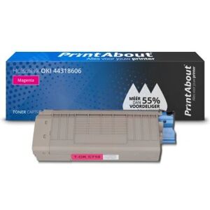 PrintAbout 44318606 Toner Magenta - Toner Cartridge PrintAbout 44318606 Toner Magenta - Toner Cartridge