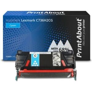 PrintAbout C736H2CG Toner Cyan - Hohe Kapazität - Tonerkassette PrintAbout C736H2CG Toner Cyan - Hohe Kapazität - Tonerkassette