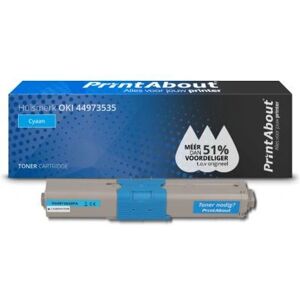 PrintAbout PrintAbout 44973535 Toner Cyan - Toner Cartridge PrintAbout PrintAbout 44973535 Toner Cyan - Toner Cartridge
