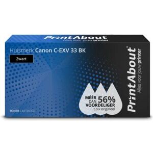 PrintAbout Toner kompatibel mit Canon C-EXV 33 BK - Schwarz PrintAbout Toner kompatibel mit Canon C-EXV 33 BK - Schwarz