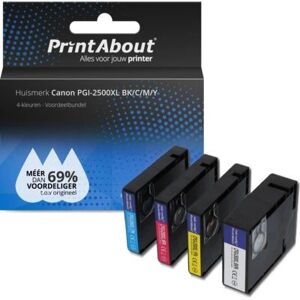 PrintAbout PGI-2500XL - Hochkapazitäts-Tintentank - Mehrfachpack PrintAbout PGI-2500XL - Hochkapazitäts-Tintentank - Mehrfachpack