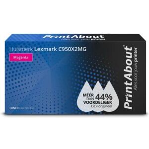PrintAbout C950X2MG Toner Magenta - Hohe Kapazität - Für Lexmark C950X2MG PrintAbout C950X2MG Toner Magenta - Hohe Kapazität - Für Lexmark C950X2MG