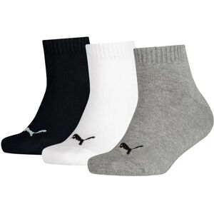 Meias Esportivas Puma Kids Quarter - 3 Pares - Multicolor Meias Esportivas Puma Kids Quarter - 3 Pares - Multicolor