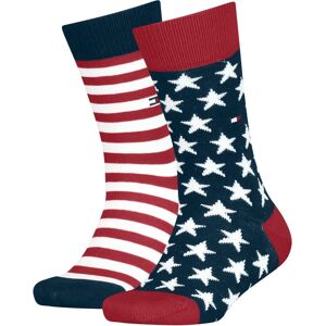 Tommy Hilfiger kindersokken - 2 paar multicolor EU 31-34 Tommy Hilfiger kindersokken - 2 paar multicolor EU 31-34