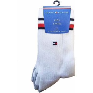 Tommy Hilfiger Witte Iconic Sports Sokken - Kinderen & Volwassenen Tommy Hilfiger Witte Iconic Sports Sokken - Kinderen & Volwassenen