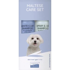 Greenfields Hundefrisur- und Spray-Set - Für Malteser Greenfields Hundefrisur- und Spray-Set - Für Malteser