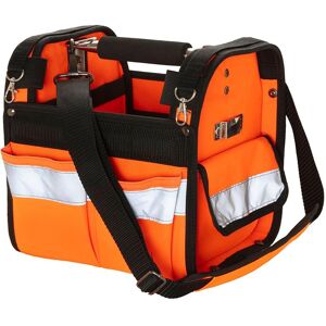 Sac à outils orange et noir à haute visibilité Toolpack - Publicité Sac à outils orange et noir à haute visibilité Toolpack - Publicité
