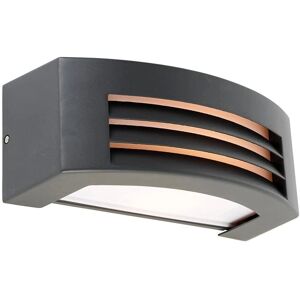 QAZQA Dark Grey Hurricane Modern Wall Light - Outdoor Waterproof IP44 QAZQA Dark Grey Hurricane Modern Wall Light - Outdoor Waterproof IP44