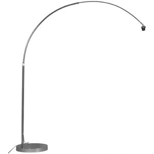 QAZQA Lámpara de pie moderna de arco cromada - Ajustable, compatible con E27 QAZQA Lámpara de pie moderna de arco cromada - Ajustable, compatible con E27