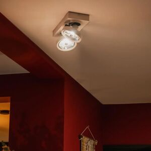 Qazqa Modern Ceiling Light - Adjustable, Aluminum, 2x40W Qazqa Modern Ceiling Light - Adjustable, Aluminum, 2x40W