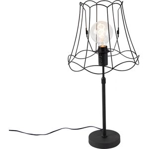 QAZQA Granny Frame Black Table Lamp - Adjustable Home Decor QAZQA Granny Frame Black Table Lamp - Adjustable Home Decor