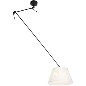 QAZQA Classic Vintage Pendant Lamp - 35cm Cream Shade - E27 QAZQA Classic Vintage Pendant Lamp - 35cm Cream Shade - E27