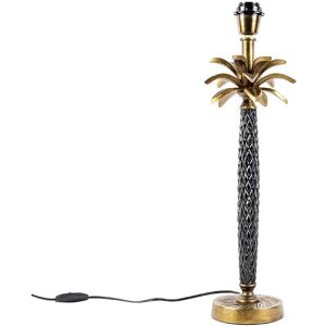 Qazqa Art Deco Table Lamp - Adjustable E27, 40W, Tropical Style Qazqa Art Deco Table Lamp - Adjustable E27, 40W, Tropical Style