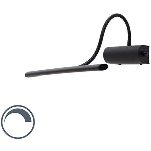 QAZQA Wall Lamp Adjustable Arm Modern Black Indoor Lighting QAZQA Wall Lamp Adjustable Arm Modern Black Indoor Lighting