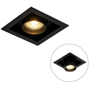 QAZQA Recessed Spot Light - Modern Black - GU10 - 50W - Roof QAZQA Recessed Spot Light - Modern Black - GU10 - 50W - Roof