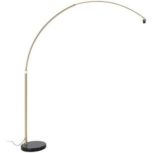 Qazqa Moderno Arc Lamp - Black Marble Base Adjustable - 60W Max Qazqa Moderno Arc Lamp - Black Marble Base Adjustable - 60W Max