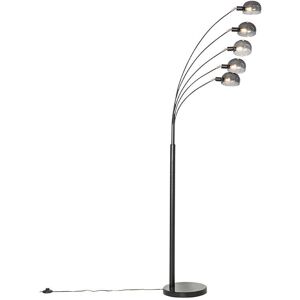 QAZQA Black Design Floor Lamp - 5 Lights - Modern Interior Lighting QAZQA Black Design Floor Lamp - 5 Lights - Modern Interior Lighting
