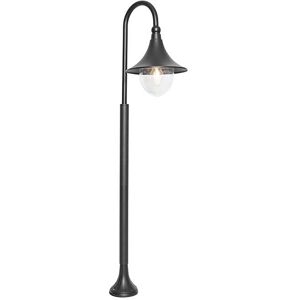 Qazqa Classic Outdoor Lantern 125cm Black IP44 Qazqa Classic Outdoor Lantern 125cm Black IP44