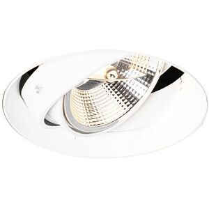 QAZQA Modern Recessed Spotlight - White - GU10 - IP20 QAZQA Modern Recessed Spotlight - White - GU10 - IP20