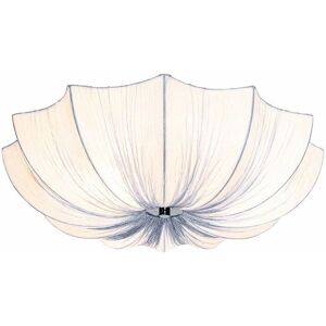 Qazqa Gray Silk 52cm Ceiling Light - 3 Lights - Interior Use Qazqa Gray Silk 52cm Ceiling Light - 3 Lights - Interior Use