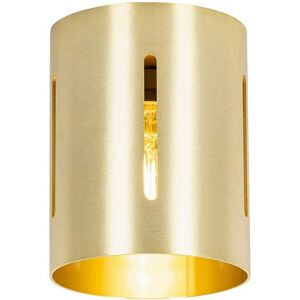 QAZQA Lampada da soffitto - Yana - Alluminio - Oro - E27 40W QAZQA Lampada da soffitto - Yana - Alluminio - Oro - E27 40W