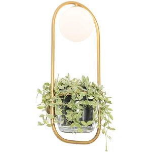 Qazqa Art Deco Wall Lamp - Gold/Crystal - Oval Max 5W Qazqa Art Deco Wall Lamp - Gold/Crystal - Oval Max 5W