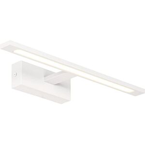 QAZQA White Steel Wall Lamp - 41.5cm - IP44 - Jerre QAZQA White Steel Wall Lamp - 41.5cm - IP44 - Jerre