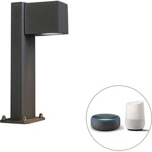 QAZQA Modern Outdoor Floor Lamp Antracite WiFi GU10 Baleno QAZQA Modern Outdoor Floor Lamp Antracite WiFi GU10 Baleno