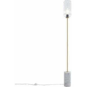 QAZQA Lámpara de pie Art Déco - Vidrio, Latón, Mármol - Máx 40W QAZQA Lámpara de pie Art Déco - Vidrio, Latón, Mármol - Máx 40W