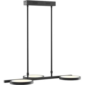 QAZQA Black Modern Pendant Lamp with Dimmable LED - Vibe QAZQA Black Modern Pendant Lamp with Dimmable LED - Vibe