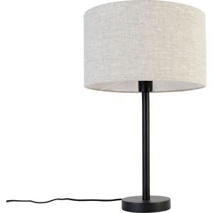 Lampada da Tavolo Moderna Grigia Bouclé - E27 40W Lampada da Tavolo Moderna Grigia Bouclé - E27 40W