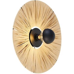 Qazqa Rustic Wall Lamp Black Rope 45cm - E27 Max 40W Qazqa Rustic Wall Lamp Black Rope 45cm - E27 Max 40W