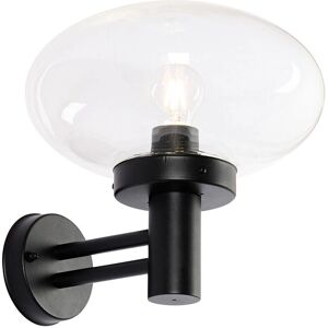 QAZQA Elly Modern Outdoor Wall Lamp - Black - E27 40W QAZQA Elly Modern Outdoor Wall Lamp - Black - E27 40W