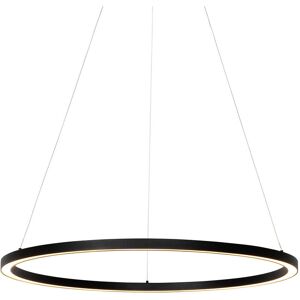 QAZQA Black 80cm LED Pendant Lamp - Modern Design QAZQA Black 80cm LED Pendant Lamp - Modern Design