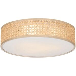 Qazqa Natural Rattan Oriental Ceiling Lamp - 3 Lights - 40cm - IP20 Qazqa Natural Rattan Oriental Ceiling Lamp - 3 Lights - 40cm - IP20