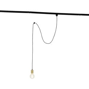 QAZQA Cavalux Track Pendant Light - Modern Steel Gold - Pendant Light QAZQA Cavalux Track Pendant Light - Modern Steel Gold - Pendant Light