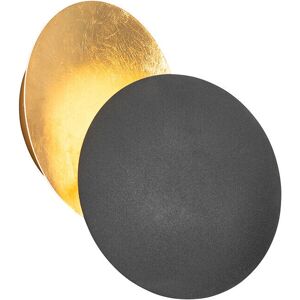 Qazqa Black Gold Smart Wall Lamp - G9 Indoor Lighting Qazqa Black Gold Smart Wall Lamp - G9 Indoor Lighting