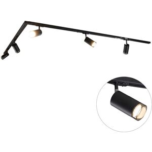 QAZQA Iconic Jeana Modern Rail Lighting System - 5 Adjustable Spotlights QAZQA Iconic Jeana Modern Rail Lighting System - 5 Adjustable Spotlights