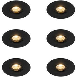QAZQA - Buco - Negro - 12 cm - Recessed Spotlight QAZQA - Buco - Negro - 12 cm - Recessed Spotlight