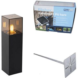 QAZQA - Denmark - Negro - 30 cm - Lámpara QAZQA - Denmark - Negro - 30 cm - Lámpara