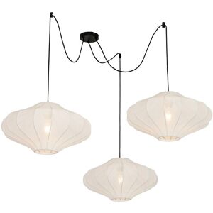 QAZQA Smart Pendant Light 50cm 3-LED WiFi G95 - Plu QAZQA Smart Pendant Light 50cm 3-LED WiFi G95 - Plu