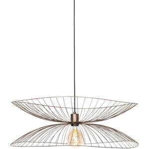 QAZQA Dark Bronze Smart Pendant Light with Double Shade - E27 4.9W QAZQA Dark Bronze Smart Pendant Light with Double Shade - E27 4.9W