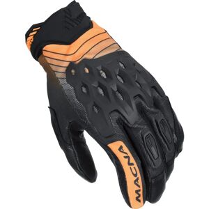 Guantes de motocicleta Macna Tanami - Negro Naranja - XL Guantes de motocicleta Macna Tanami - Negro Naranja - XL