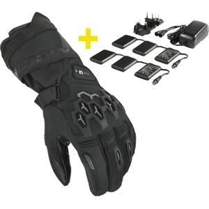 Kit Gants Moto Macna Rafino RTX 12V 3A Noirs Kit Gants Moto Macna Rafino RTX 12V 3A Noirs
