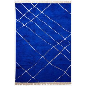 HKliving - Handknuten ullmatta cobalt 200x300 cm HKliving - Handknuten ullmatta cobalt 200x300 cm