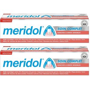 Dentifrice Soin Complet Meridol - Gencives Sensibles - 2x75ml - Publicité Dentifrice Soin Complet Meridol - Gencives Sensibles - 2x75ml - Publicité